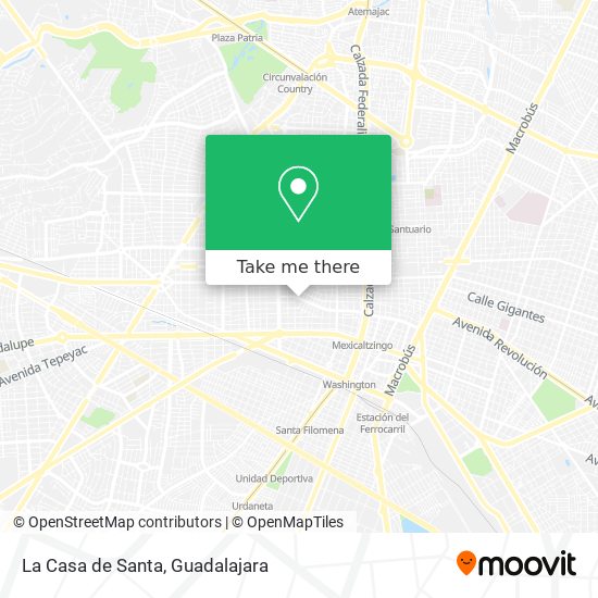 Mapa de La Casa de Santa