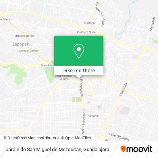Jardín de San Miguel de Mezquitán map