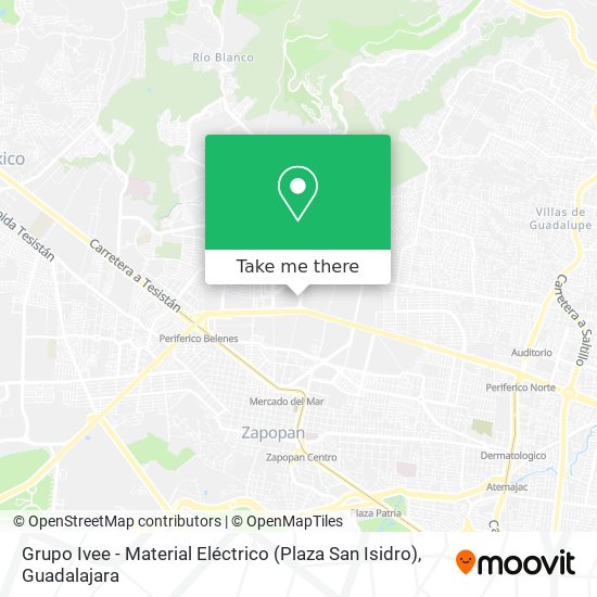 Mapa de Grupo Ivee - Material Eléctrico (Plaza San Isidro)