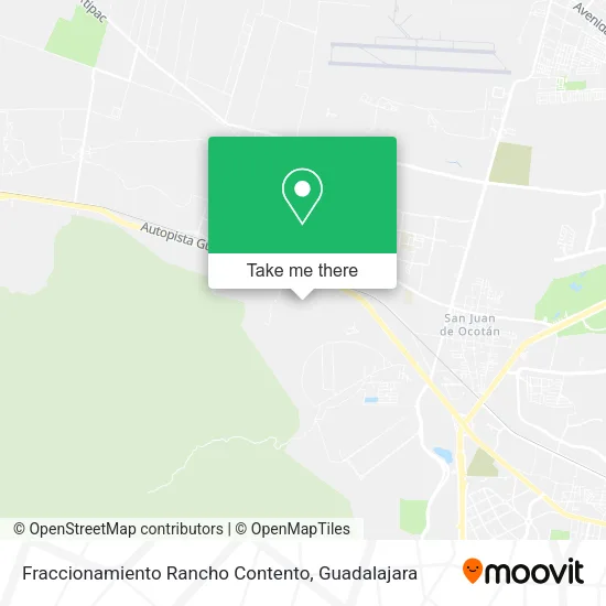 Fraccionamiento Rancho Contento map