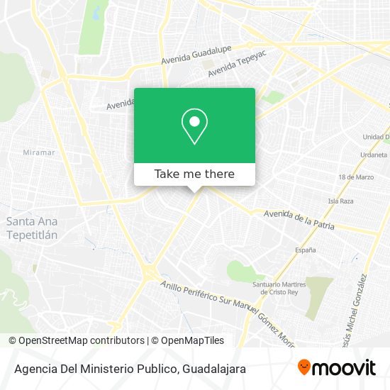 Agencia Del Ministerio Publico map