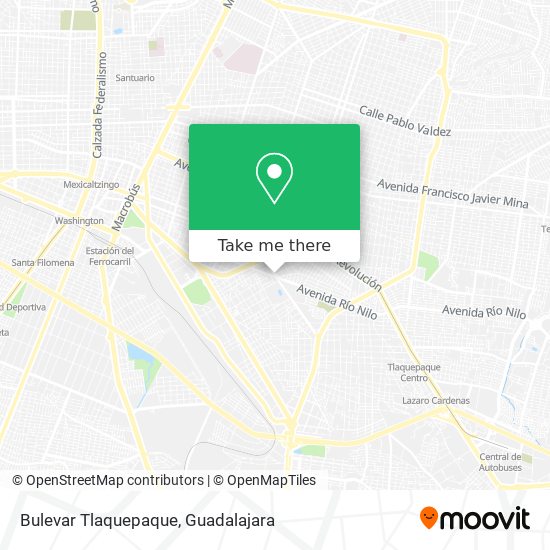 Bulevar Tlaquepaque map