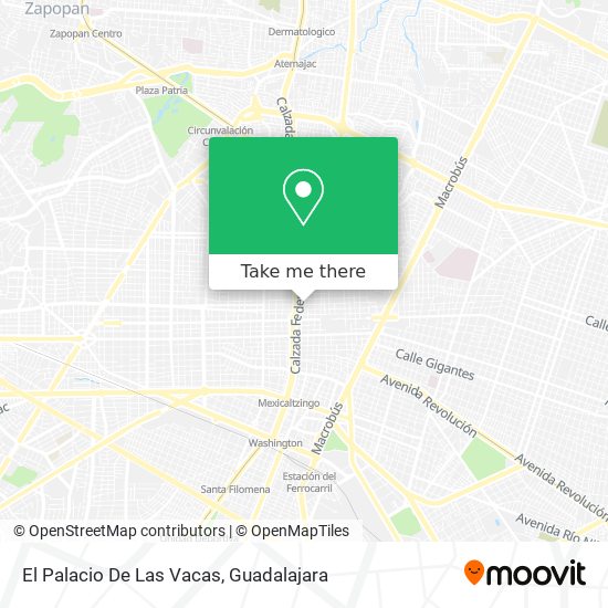 El Palacio De Las Vacas map