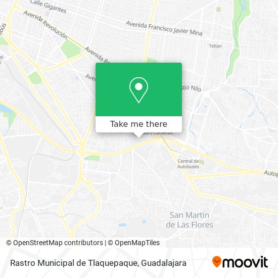 Rastro Municipal de Tlaquepaque map