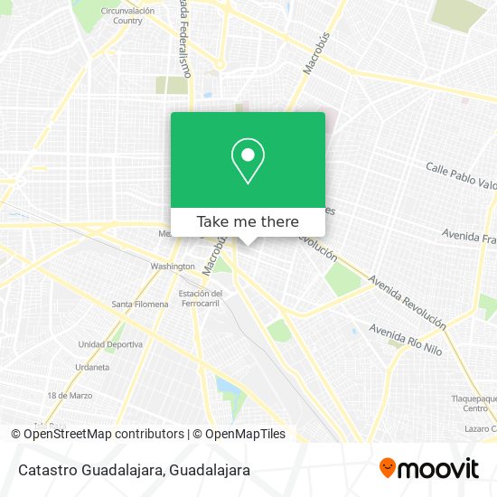 Catastro Guadalajara map