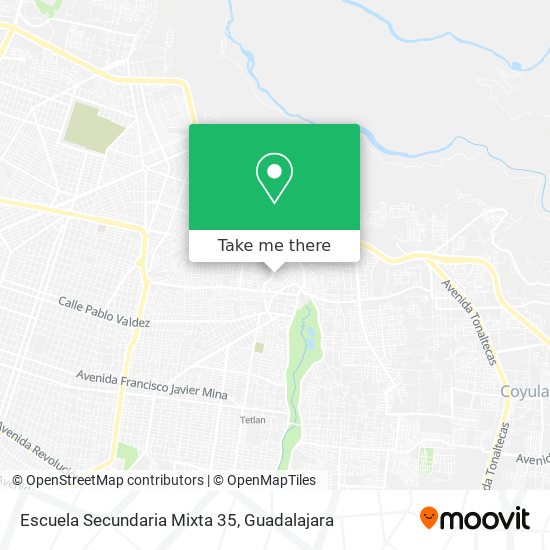 Mapa de Escuela Secundaria Mixta 35