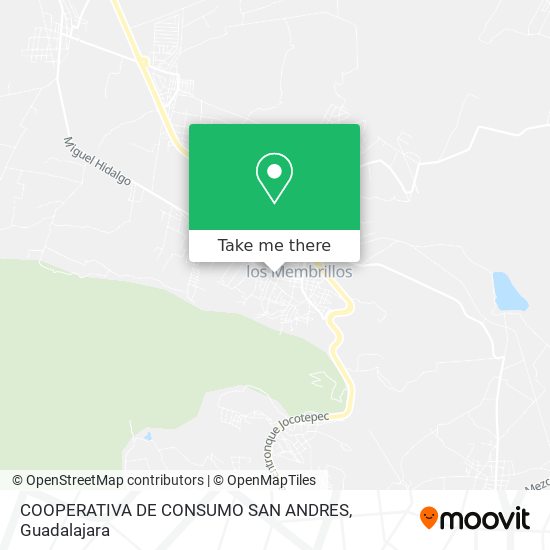COOPERATIVA DE CONSUMO SAN ANDRES map