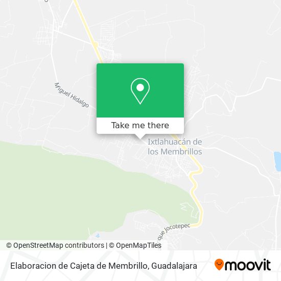 Mapa de Elaboracion de Cajeta de Membrillo