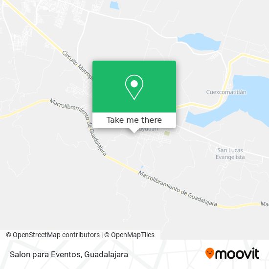Salon para Eventos map