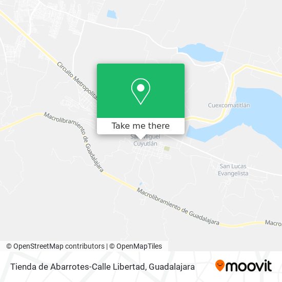 Mapa de Tienda de Abarrotes-Calle Libertad