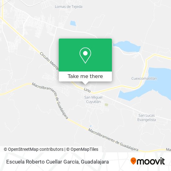 Escuela Roberto Cuellar García map