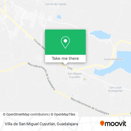 Villa de San Miguel Cuyutlán map