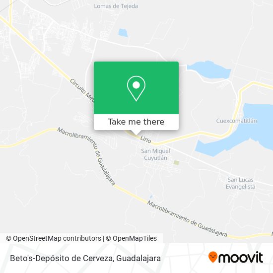 Beto's-Depósito de Cerveza map