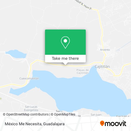 Mapa de México Me Necesita