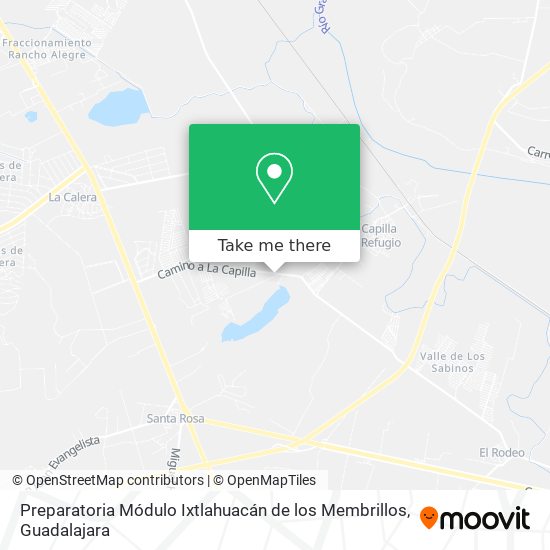 Preparatoria Módulo Ixtlahuacán de los Membrillos map