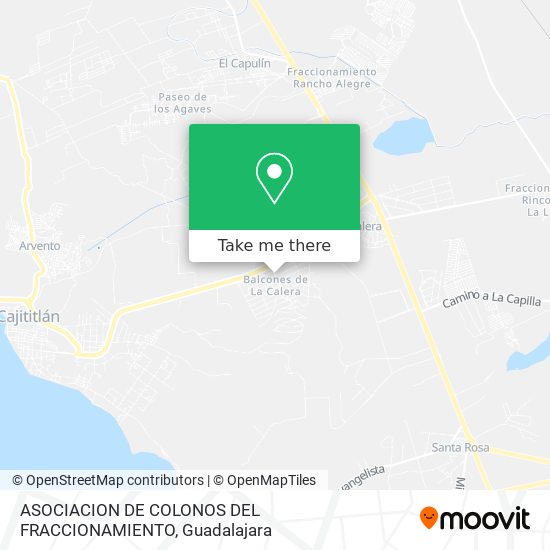Mapa de ASOCIACION DE COLONOS DEL FRACCIONAMIENTO