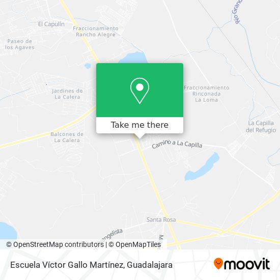 Mapa de Escuela Víctor Gallo Martínez