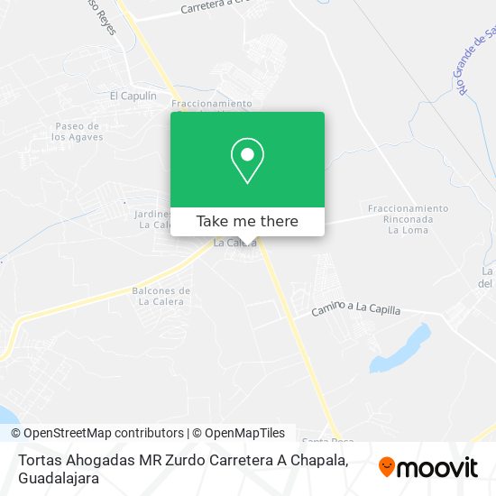 Tortas Ahogadas MR Zurdo Carretera A Chapala map