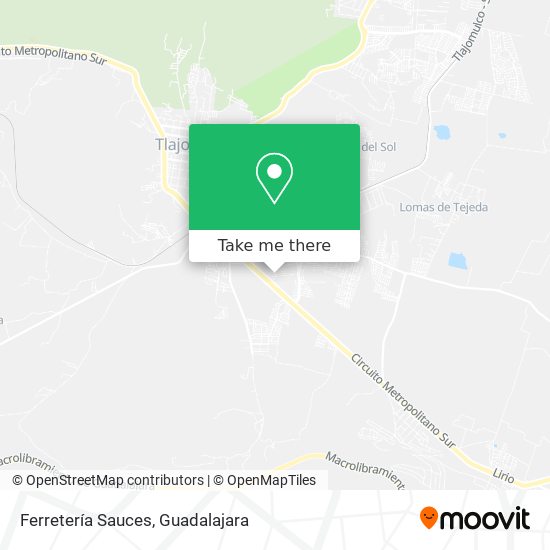 Ferretería Sauces map