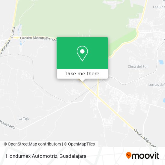 Hondumex Automotriz map