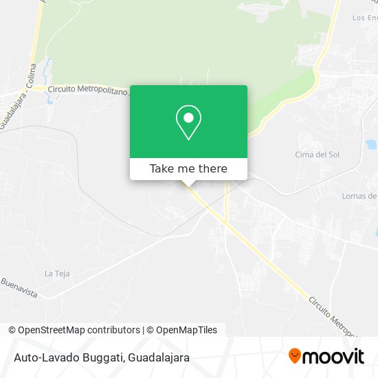 Auto-Lavado Buggati map