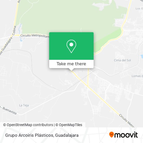 Grupo Arcoiris Plásticos map
