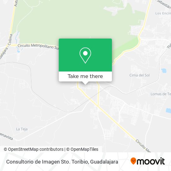 Consultorio de Imagen Sto. Toribio map