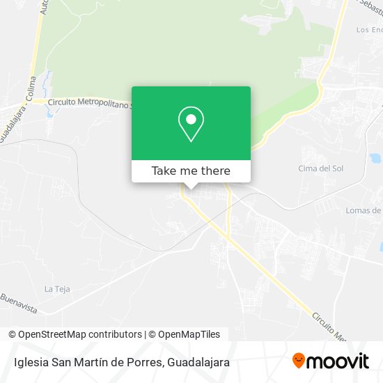 Iglesia San Martín de Porres map