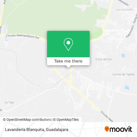 Lavandería Blanquita map