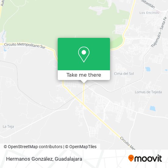 Mapa de Hermanos González