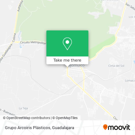 Grupo Arcoiris Plásticos map