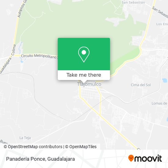 Panadería Ponce map
