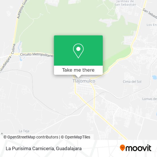 Mapa de La Purísima Carnicería