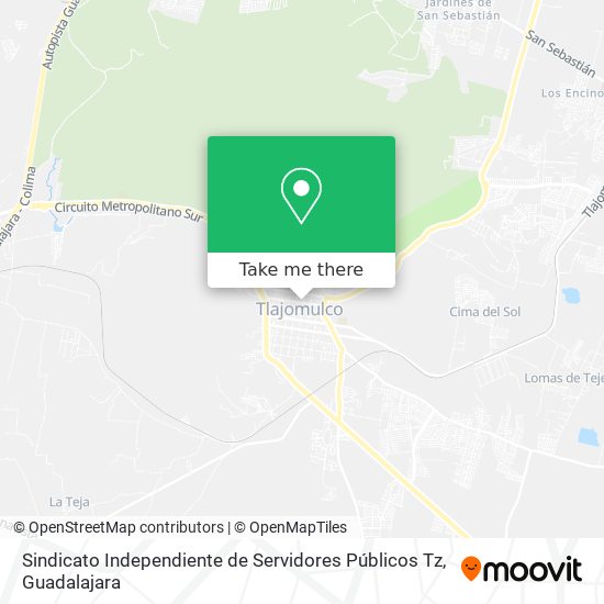 Sindicato Independiente de Servidores Públicos Tz map