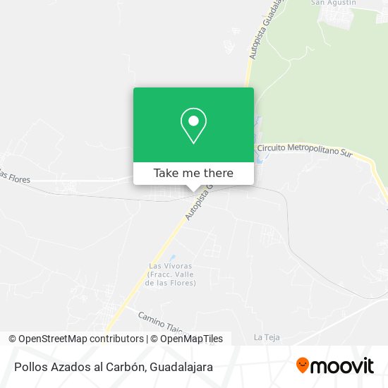 Pollos Azados al Carbón map