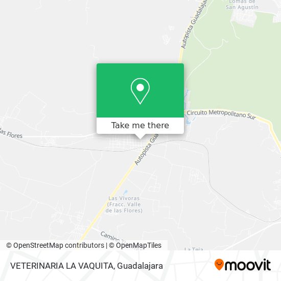 VETERINARIA LA VAQUITA map