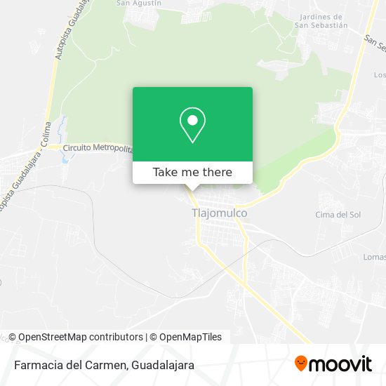 Farmacia del Carmen map
