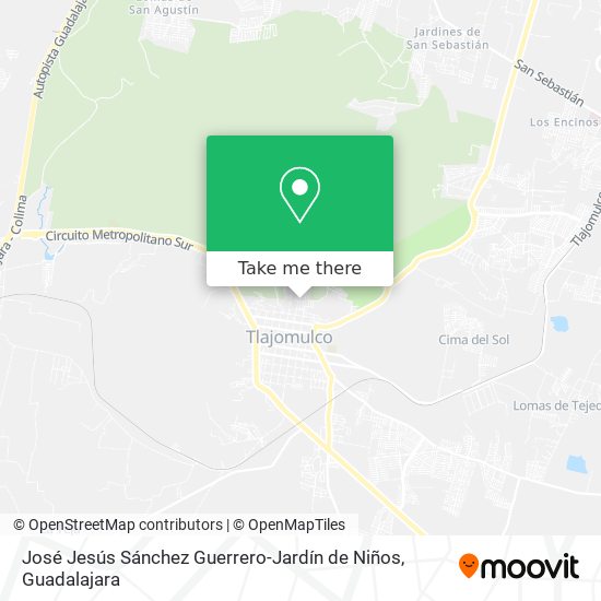 José Jesús Sánchez Guerrero-Jardín de Niños map