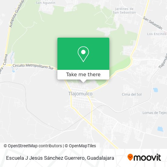 Escuela J Jesús Sánchez Guerrero map