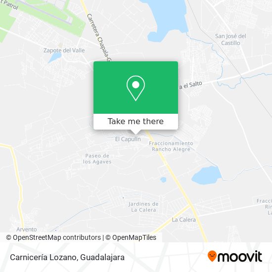 Mapa de Carnicería Lozano