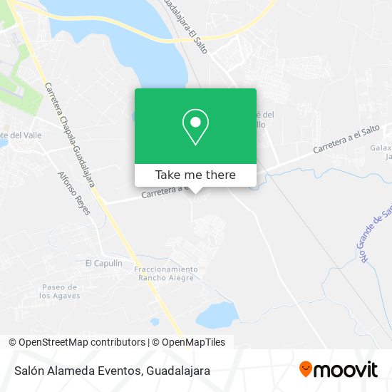 Mapa de Salón Alameda Eventos