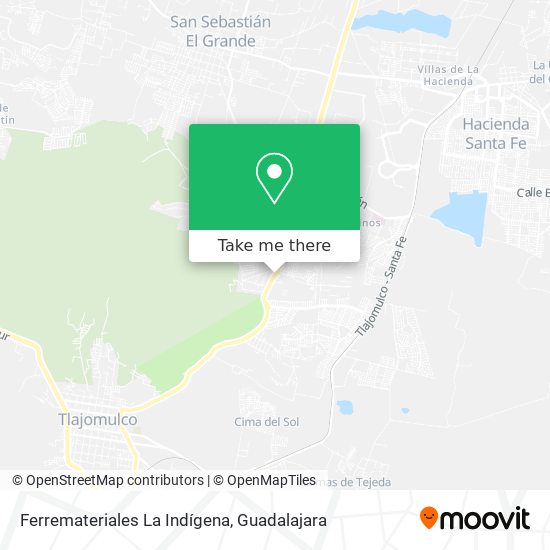 Ferremateriales La Indígena map