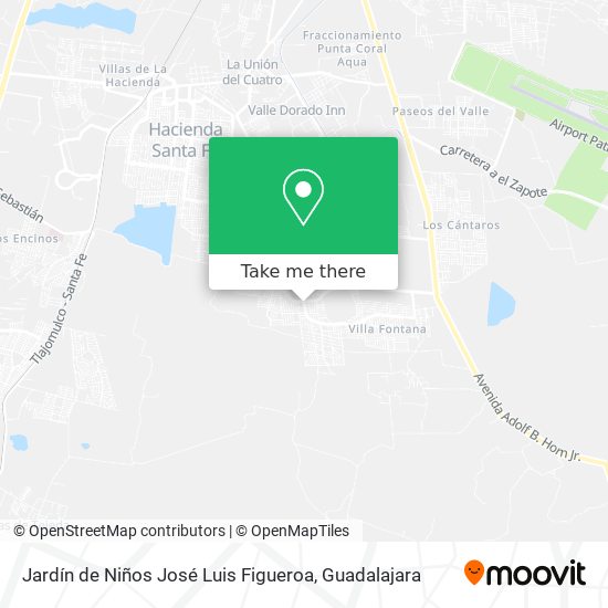 Jardín de Niños José Luis Figueroa map