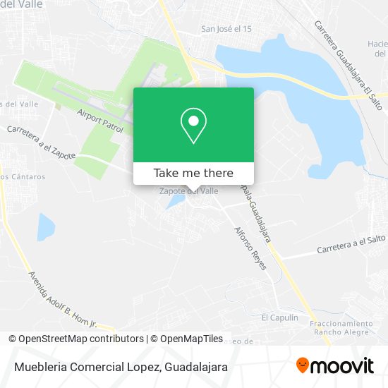 Mapa de Muebleria Comercial Lopez