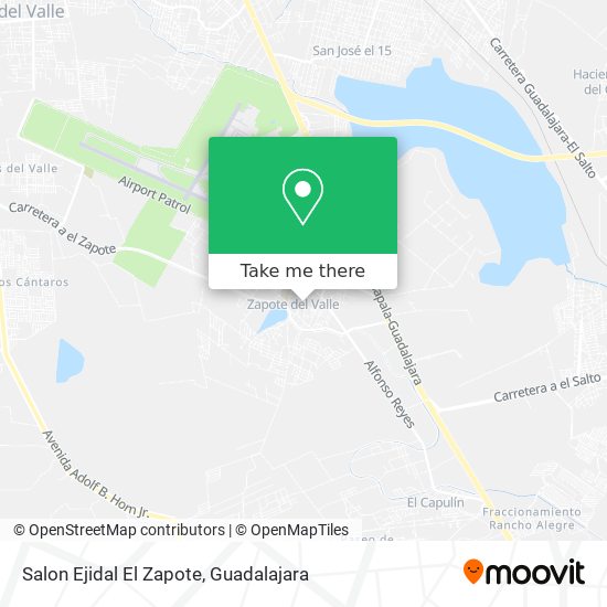 Mapa de Salon Ejidal El Zapote