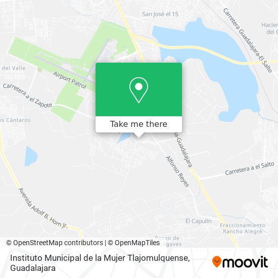 Instituto Municipal de la Mujer Tlajomulquense map