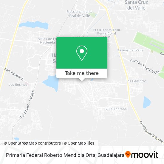 Primaria Federal Roberto Mendiola Orta map