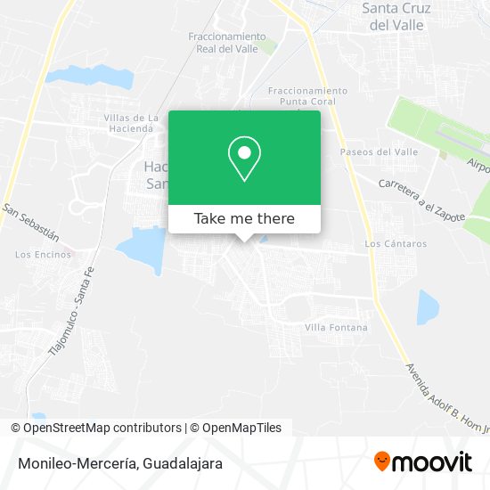 Monileo-Mercería map