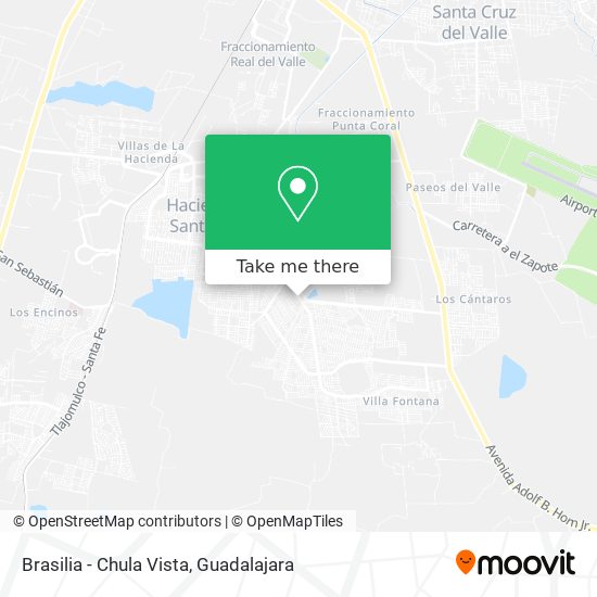 Brasilia - Chula Vista map
