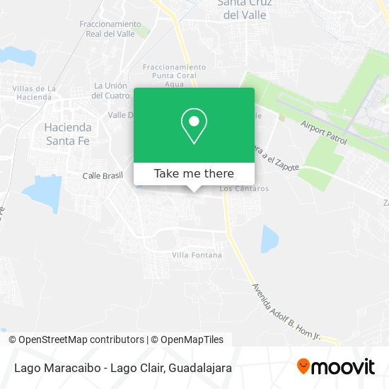 Mapa de Lago Maracaibo - Lago Clair